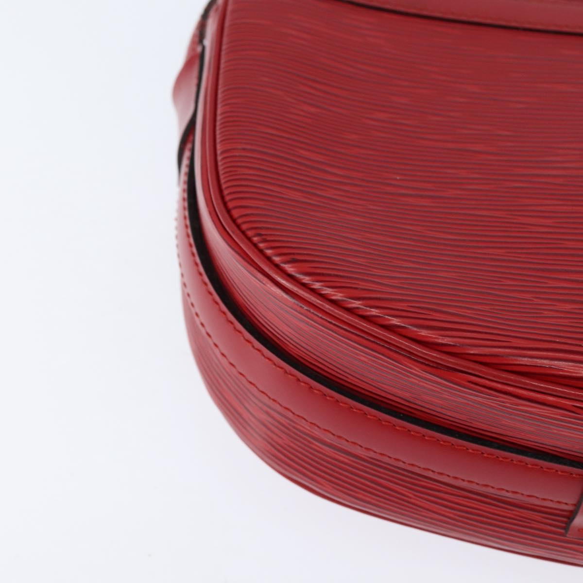 LOUIS VUITTON Epi Jeune Fille MM Shoulder Bag Red M52157 LV Auth 150510
