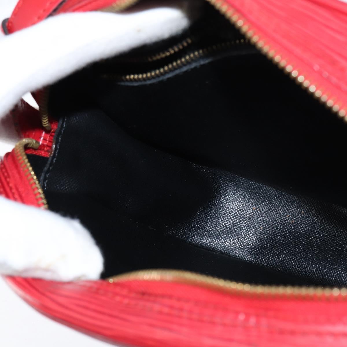 LOUIS VUITTON Epi Jeune Fille MM Shoulder Bag Red M52157 LV Auth 150510