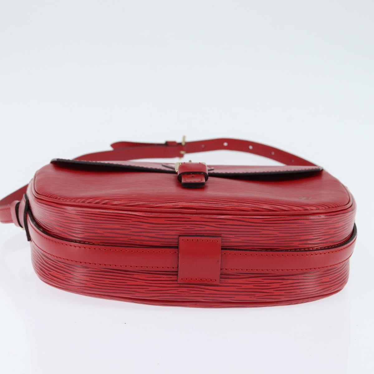 LOUIS VUITTON Epi Jeune Fille MM Shoulder Bag Red M52157 LV Auth 150510