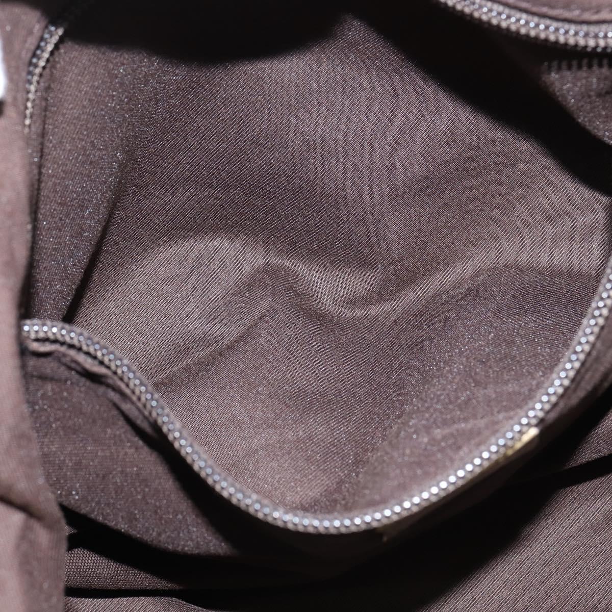 GUCCI GG Canvas Sherry Line Shoulder Bag Beige Gold 181092 Auth 150514