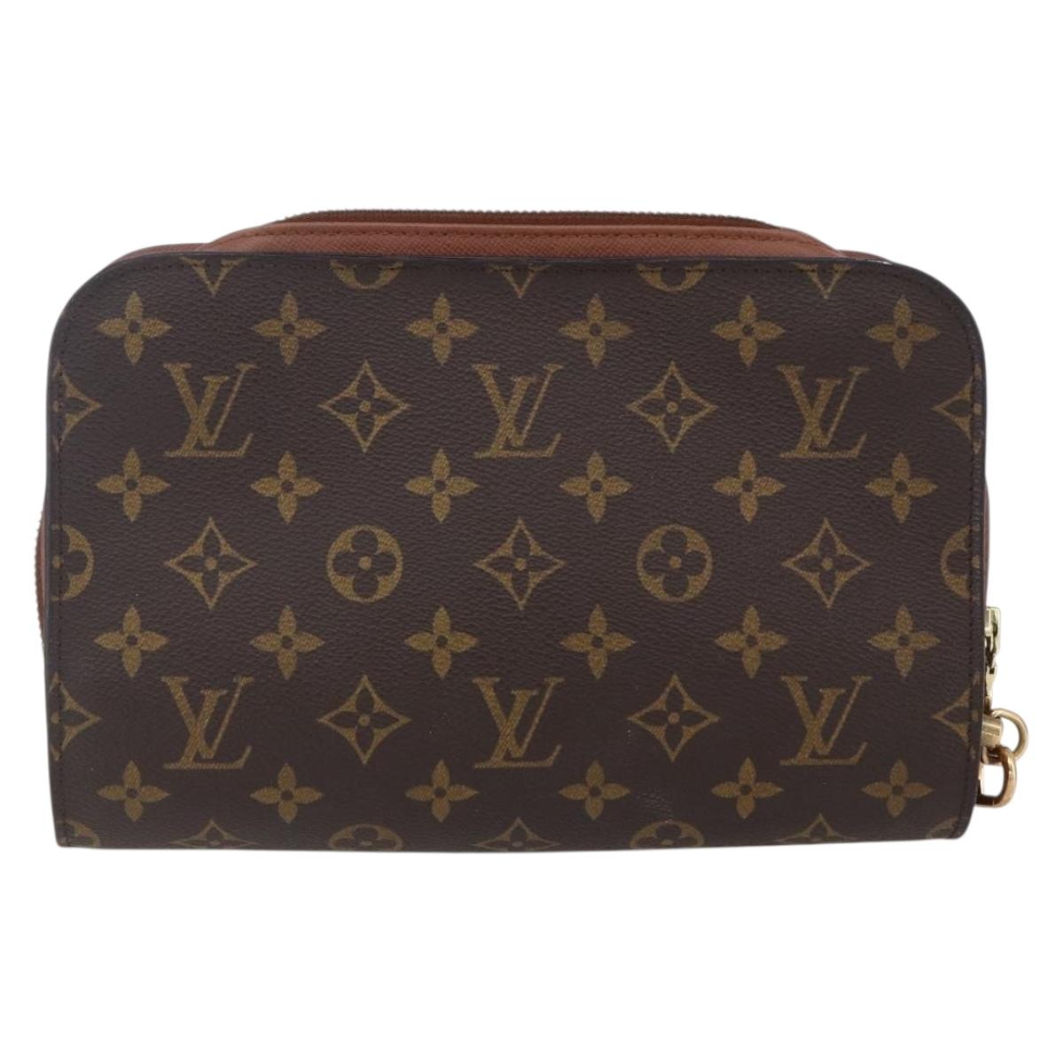 LOUIS VUITTON Monogram Orsay Clutch Bag M51790 LV Auth 150526