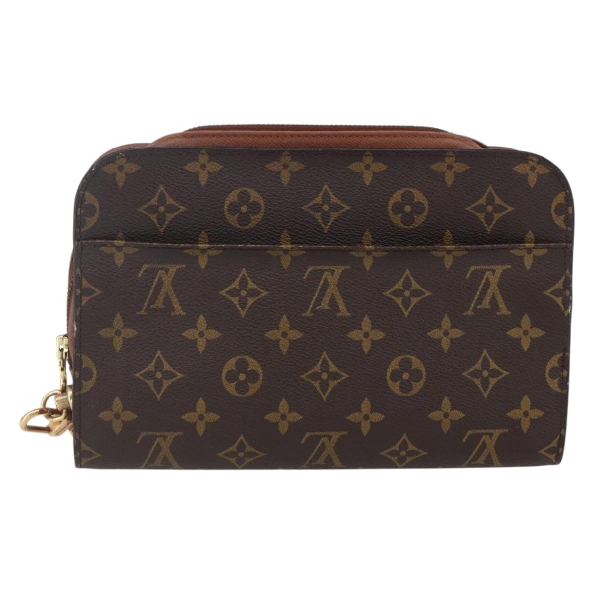 LOUIS VUITTON Monogram Orsay Clutch Bag M51790 LV Auth 150526