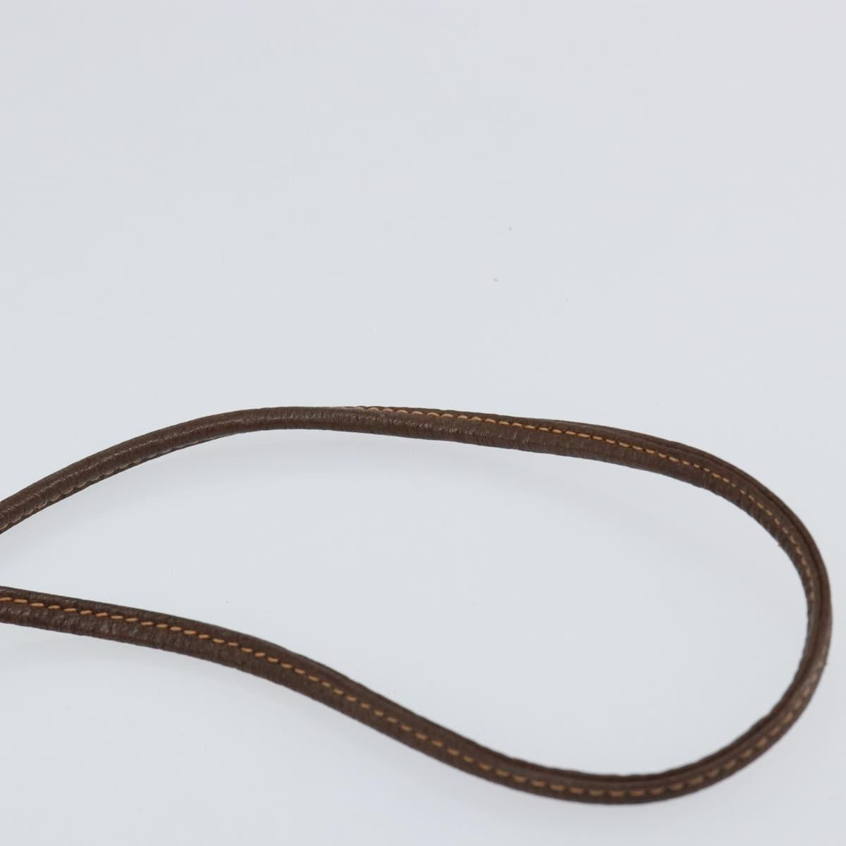 GUCCI GG Supreme Web Sherry Line Bag PVC Beige Red 156 02 066 Auth 150544