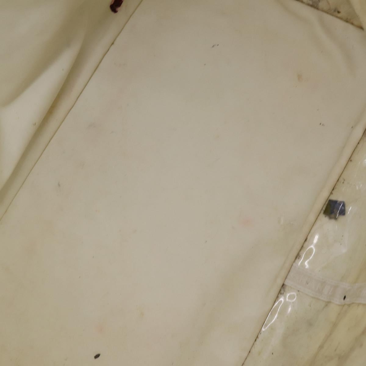 CHANEL Surfline Tote Bag Canvas Blue White CC Auth 150551