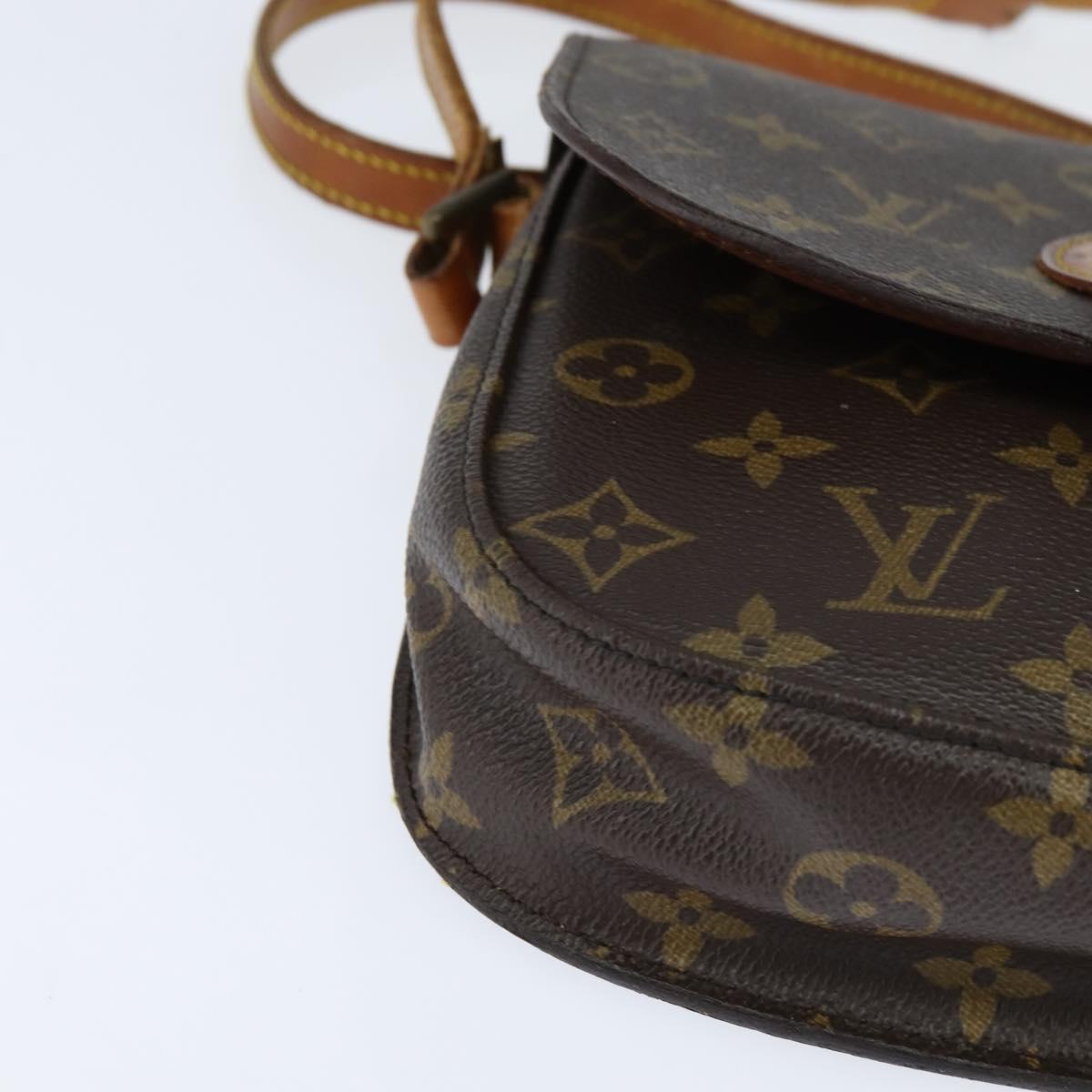 LOUIS VUITTON Monogram Saint Cloud MM Shoulder Bag M51243 LV Auth 150559