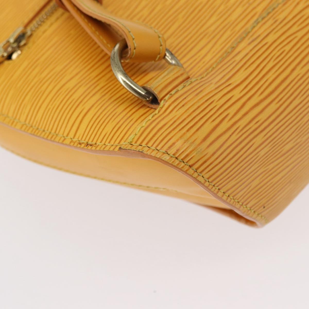 LOUIS VUITTON Epi Mabillon Backpack Yellow M52239 LV Auth 150563