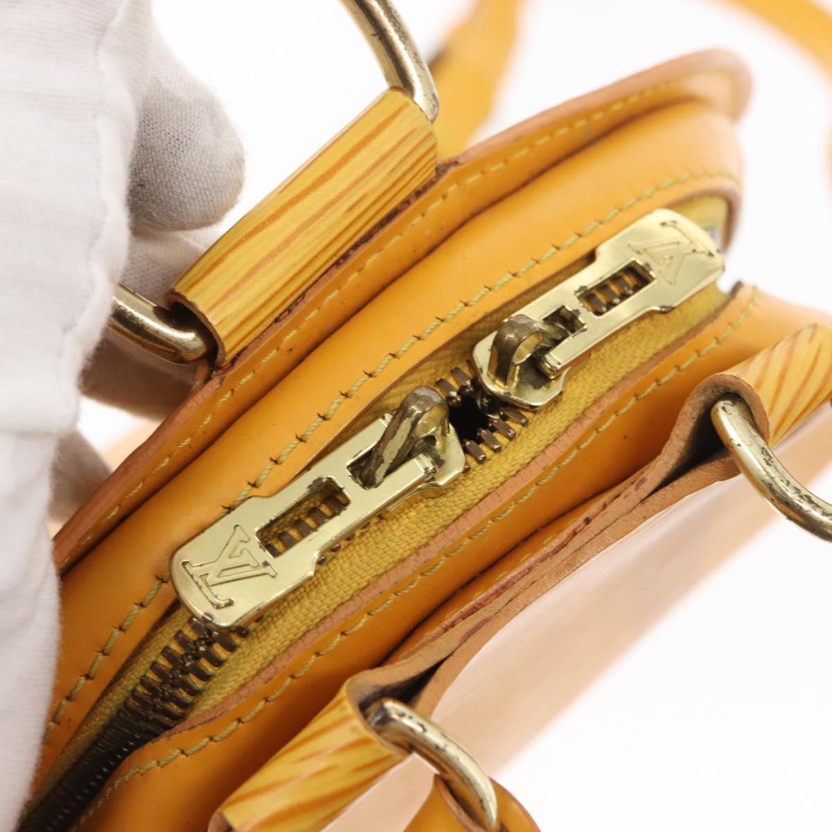 LOUIS VUITTON Epi Mabillon Backpack Yellow M52239 LV Auth 150563