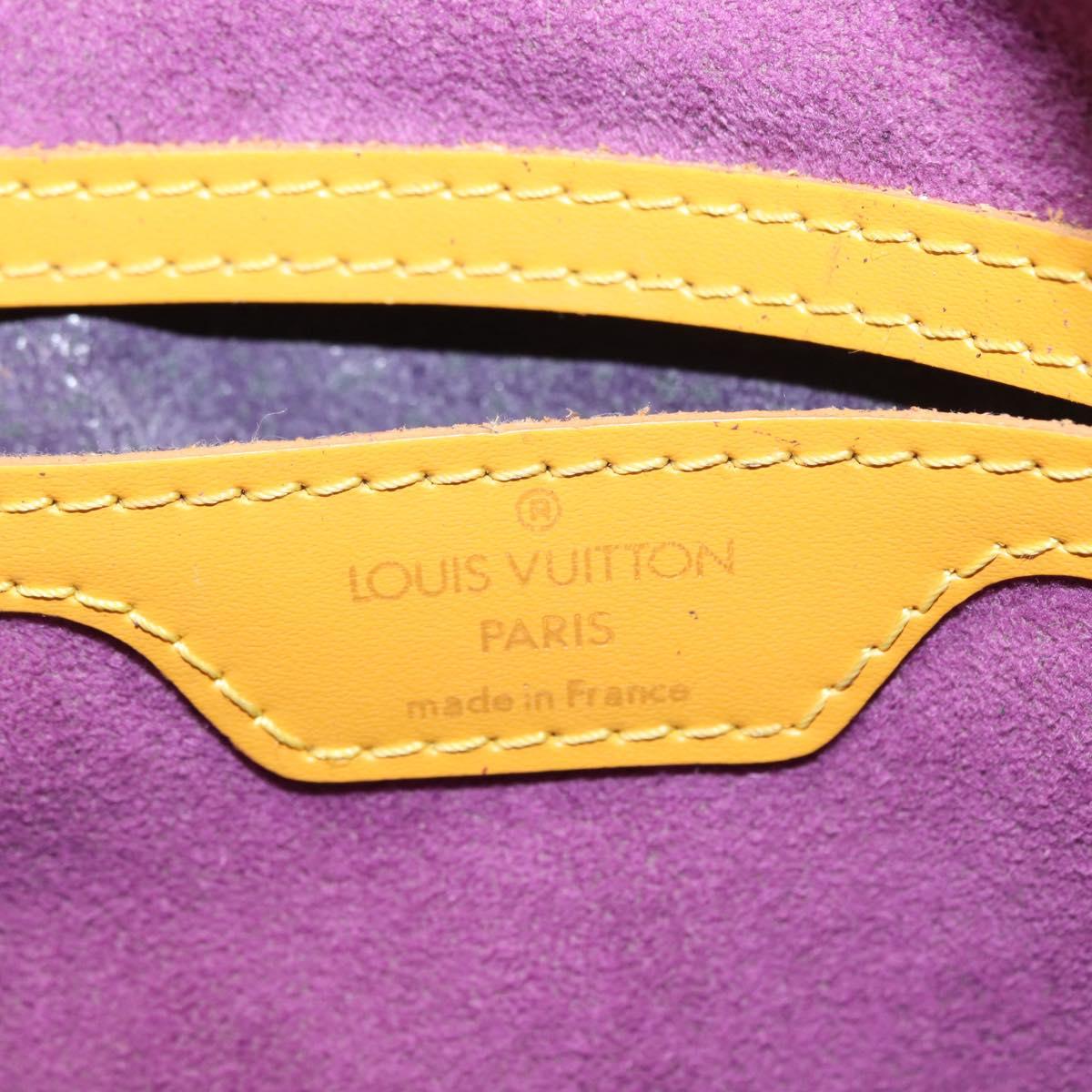 LOUIS VUITTON Epi Mabillon Backpack Yellow M52239 LV Auth 150563