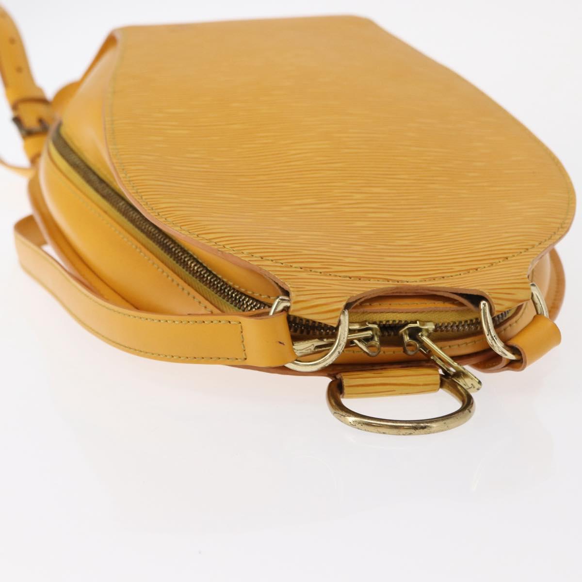 LOUIS VUITTON Epi Mabillon Backpack Yellow M52239 LV Auth 150563
