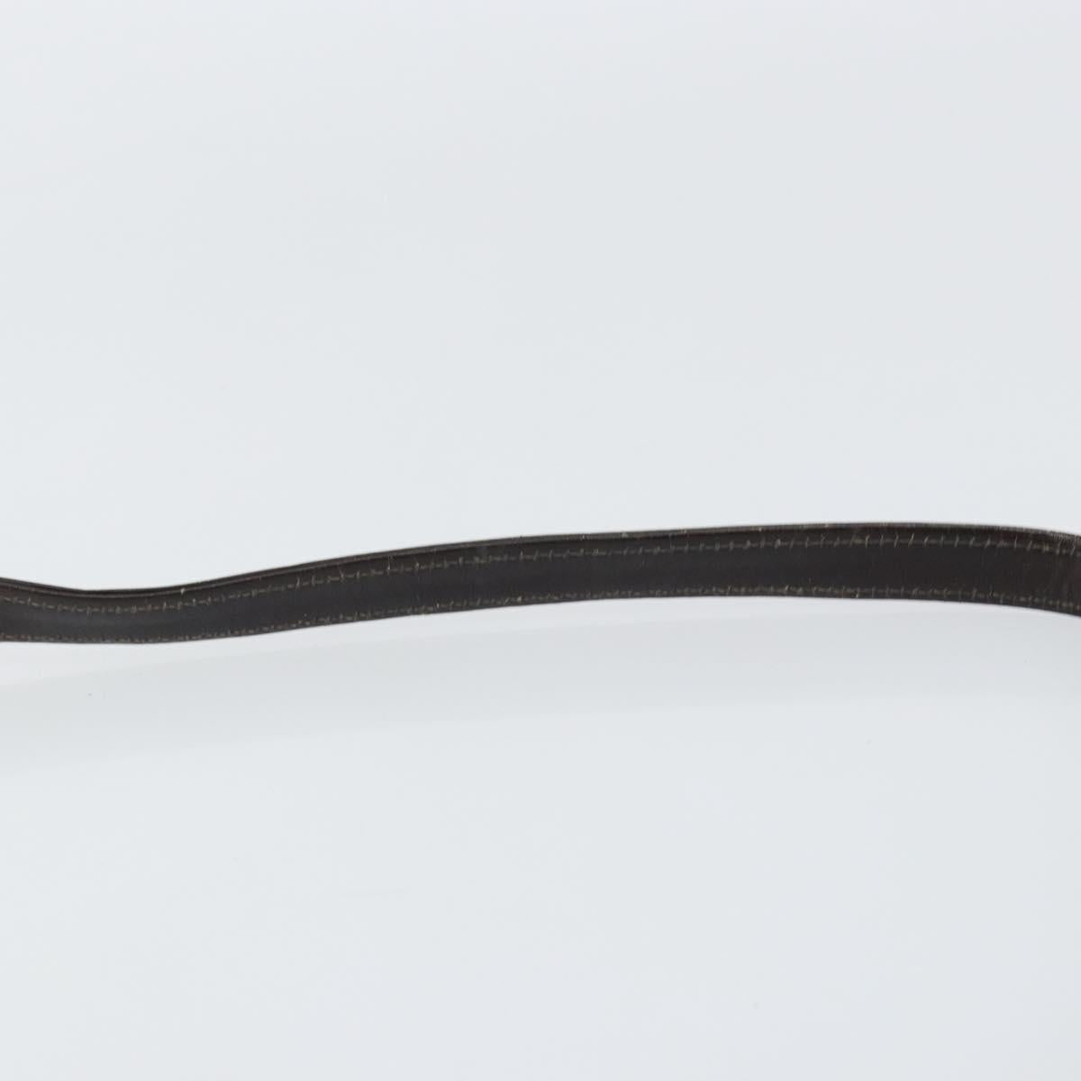 Christian Dior Trotter Canvas Shoulder Bag Beige Gold Auth 150566