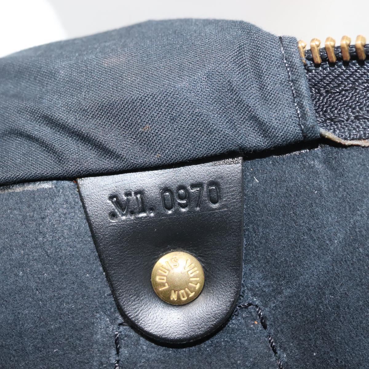 LOUIS VUITTON Epi Speedy 35 Hand Bag Black M42992 LV Auth 150584V