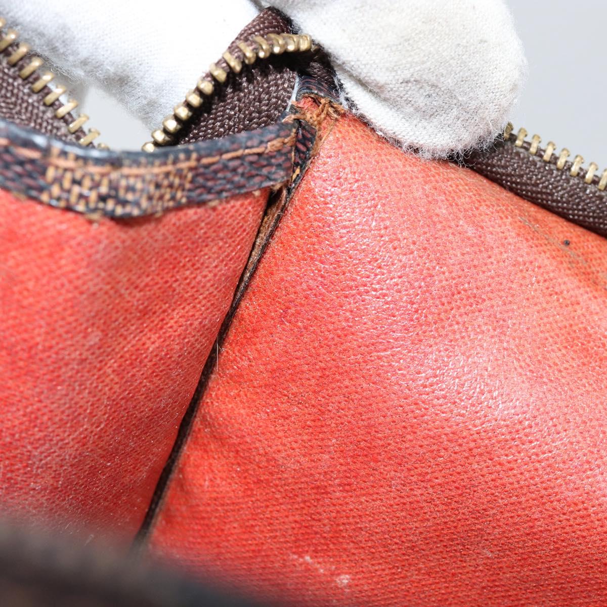 LOUIS VUITTON Damier Ebene Poche Toilette 26 Pouch N47543 LV Auth 150587