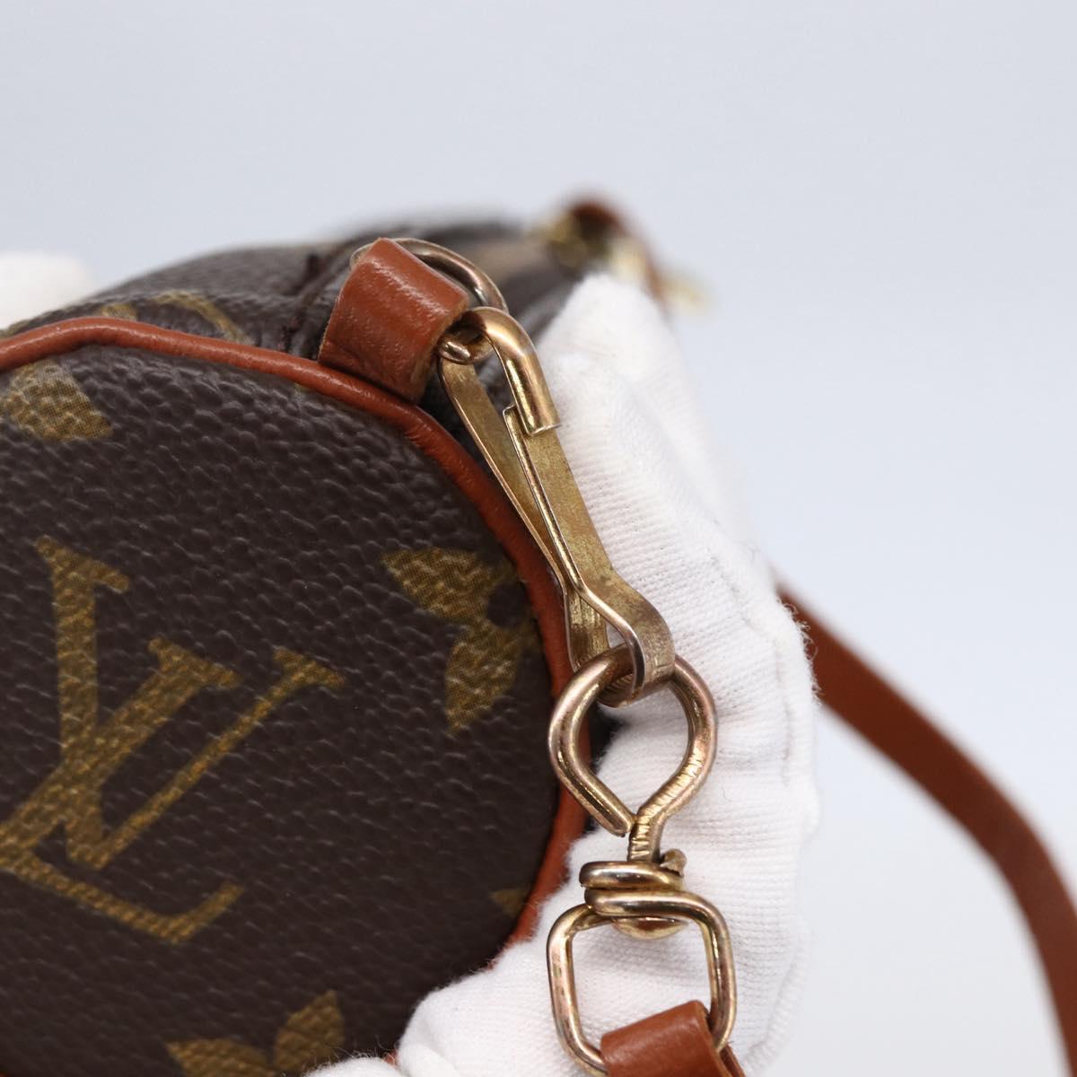 LOUIS VUITTON Monogram Papillon Pouch LV Auth 150590