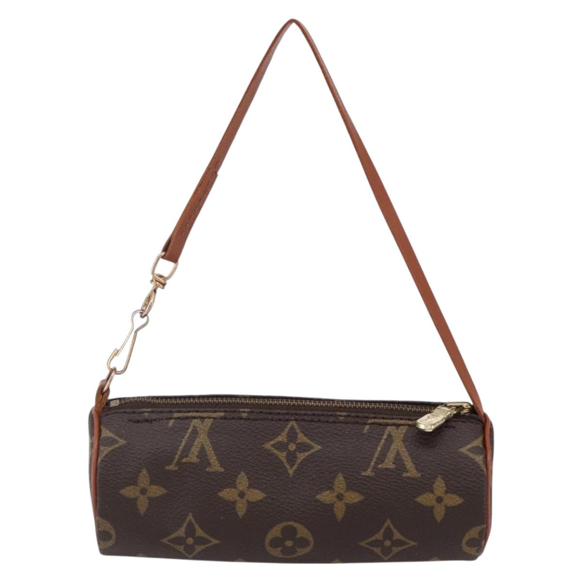 LOUIS VUITTON Monogram Papillon Pouch LV Auth 150590