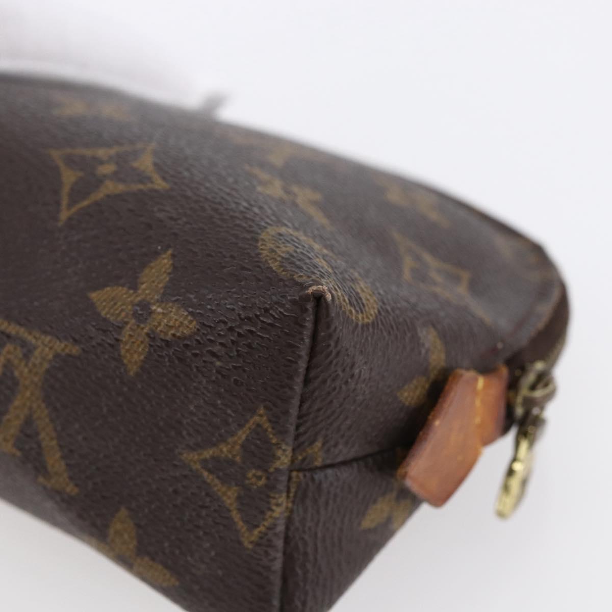 LOUIS VUITTON Monogram Pochette Cosmetic PM Pouch M43998 LV Auth 150591