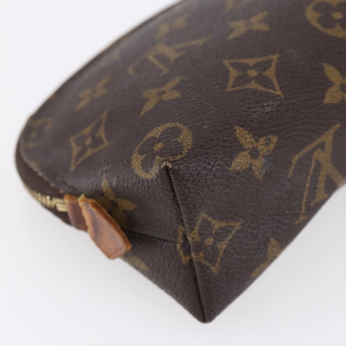 LOUIS VUITTON Monogram Pochette Cosmetic PM Pouch M43998 LV Auth 150591