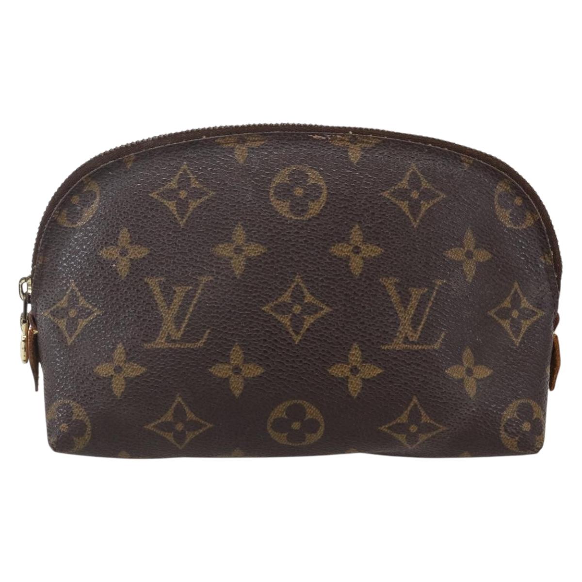 LOUIS VUITTON Monogram Pochette Cosmetic PM Pouch M43998 LV Auth 150591