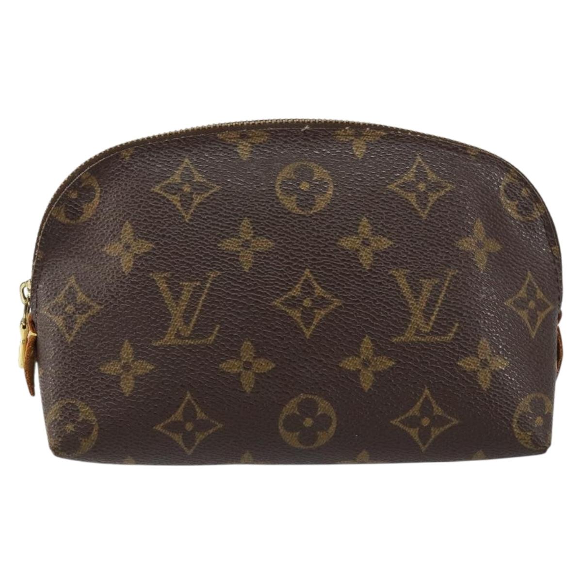 LOUIS VUITTON Monogram Pochette Cosmetic PM Pouch M43998 LV Auth 150593