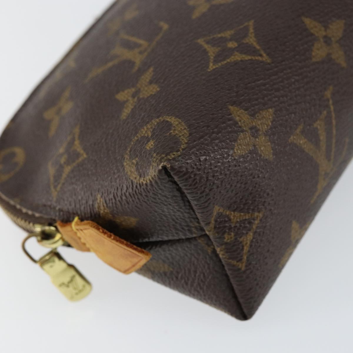 LOUIS VUITTON Monogram Pochette Cosmetic PM Pouch M43998 LV Auth 150593