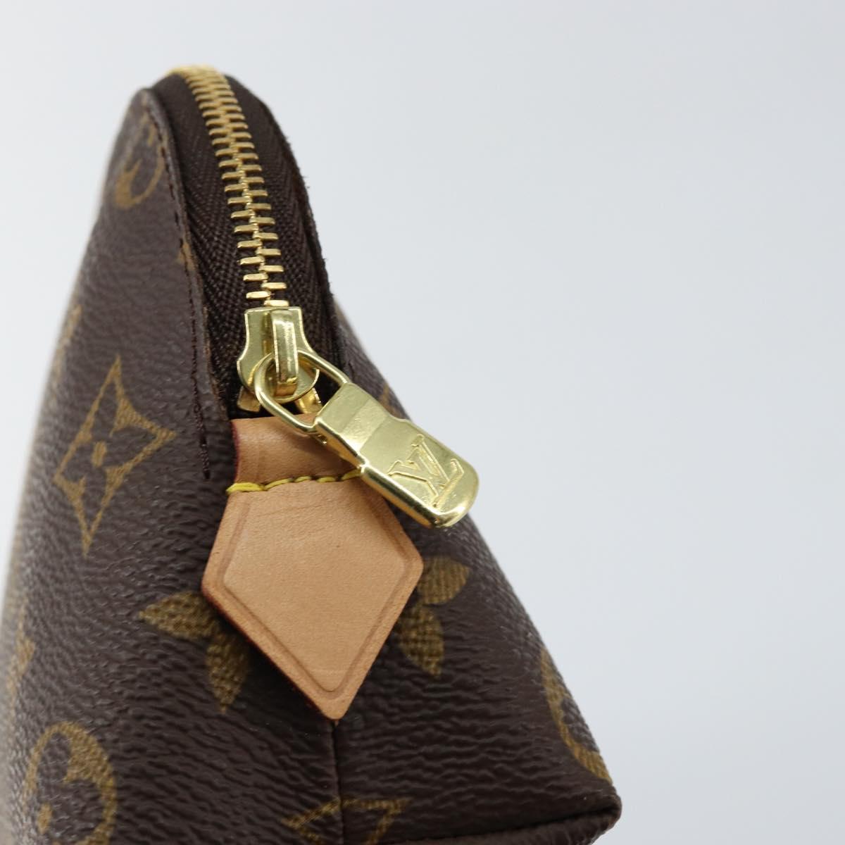 LOUIS VUITTON Monogram Pochette Cosmetic PM Pouch M43998 LV Auth 150594