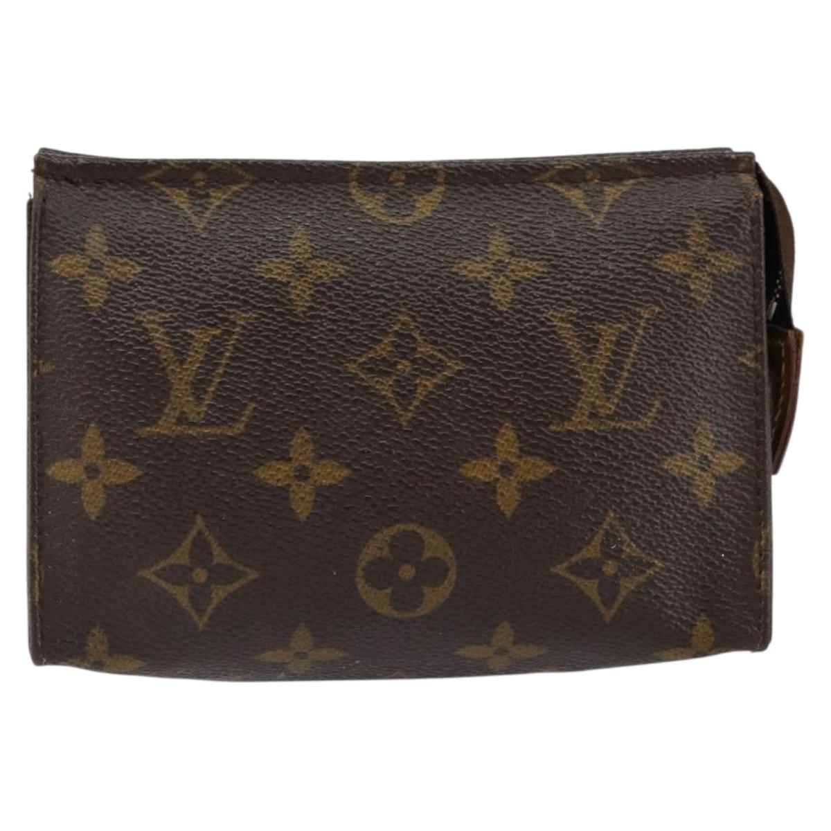 LOUIS VUITTON Monogram Poche Toilette 15 Pouch M47546 LV Auth 150596
