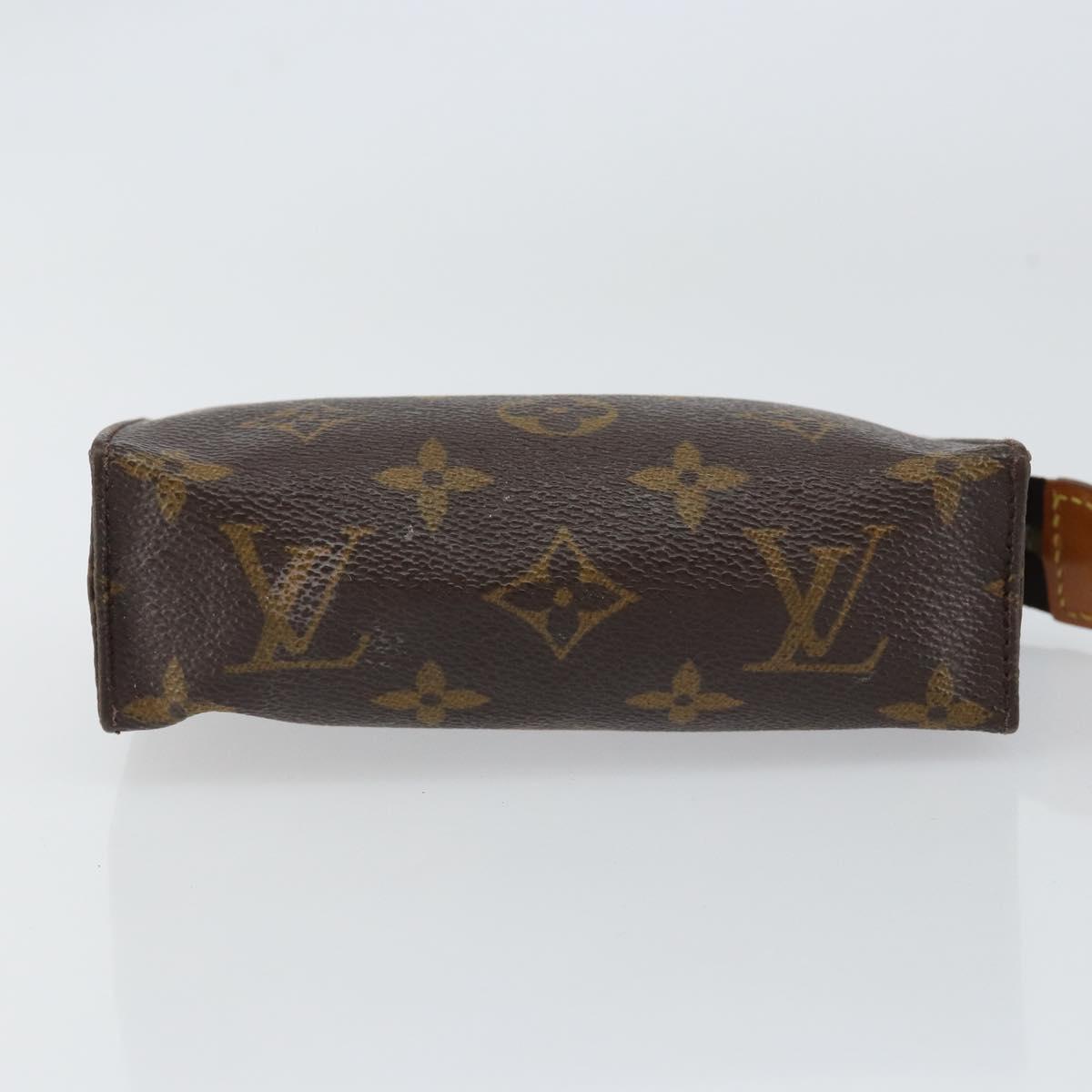 LOUIS VUITTON Monogram Poche Toilette 15 Pouch M47546 LV Auth 150596