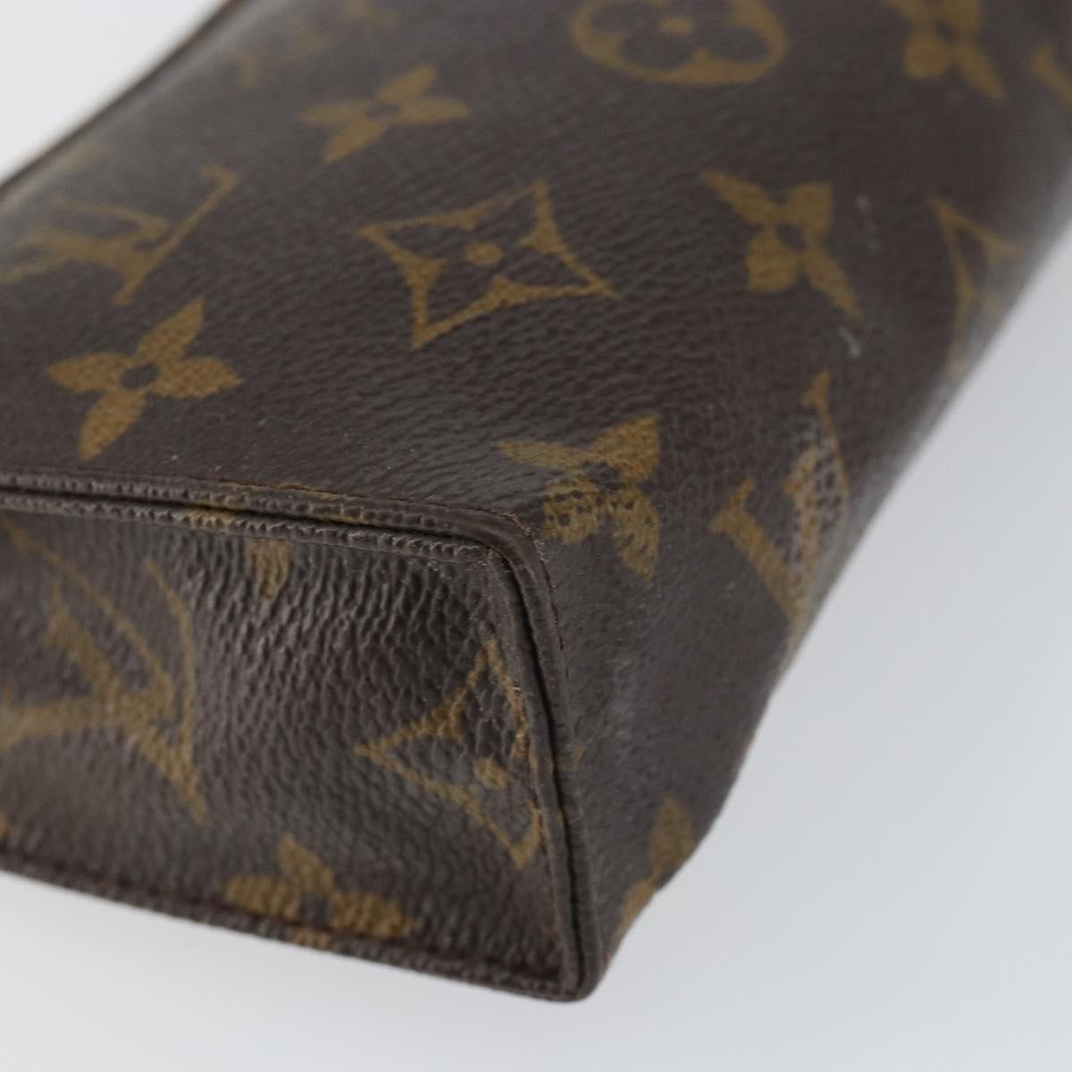 LOUIS VUITTON Monogram Poche Toilette 15 Pouch M47546 LV Auth 150596