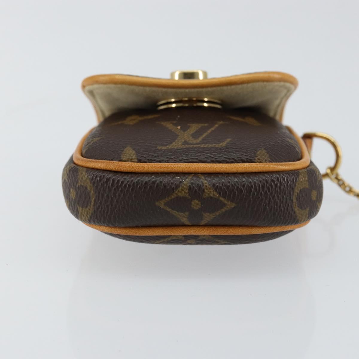 LOUIS VUITTON Monogram Pochette turum Pouch M60020 LV Auth 150599