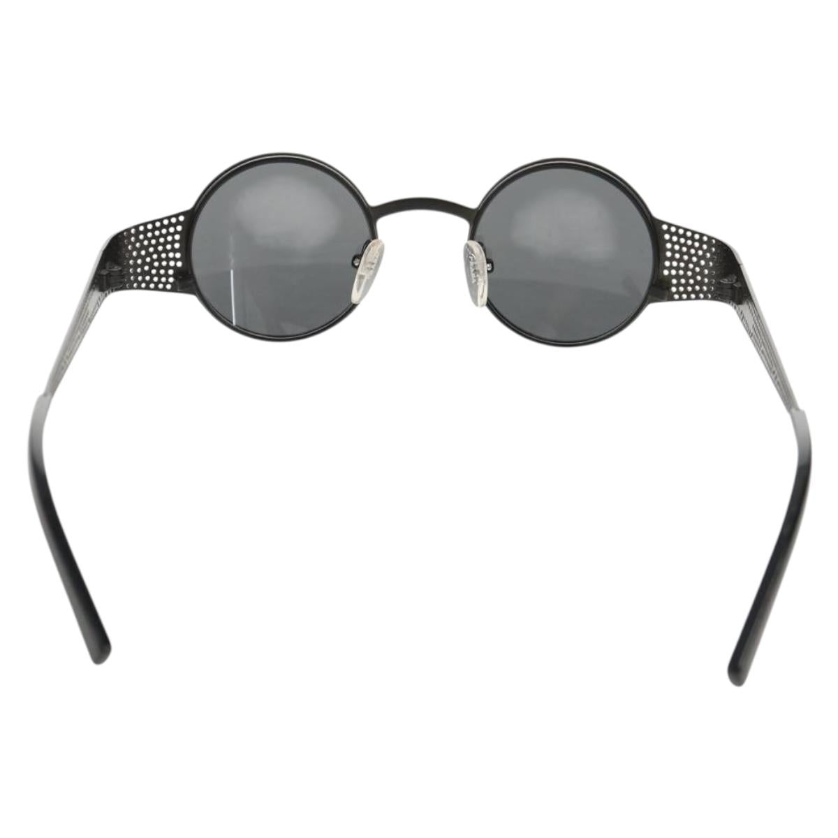 PRADA Sunglasses metal Black SPR511 Auth 150604V