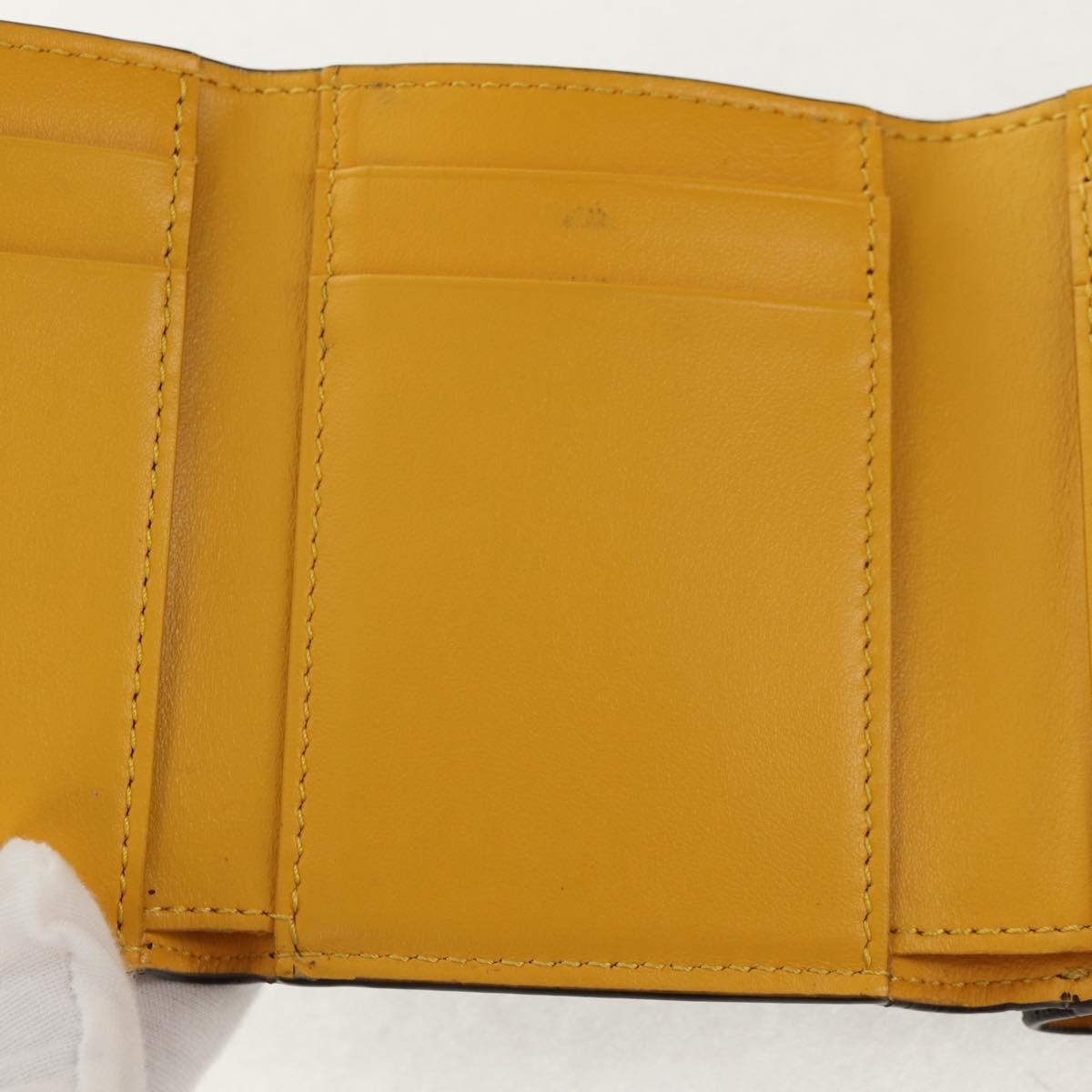 FENDI Zucca Canvas Compact Wallet PVC FENDI x FRGMT x POKMON Black Auth 150605M