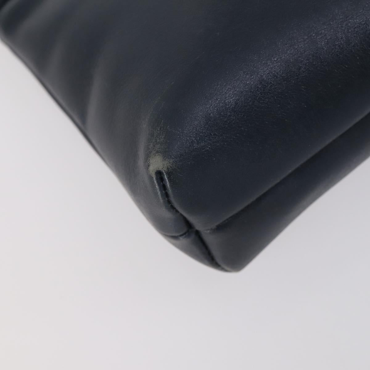 Salvatore Ferragamo Gucci GG Supreme Bag PVC Leather 2 Set Beige Navy Auth 150618