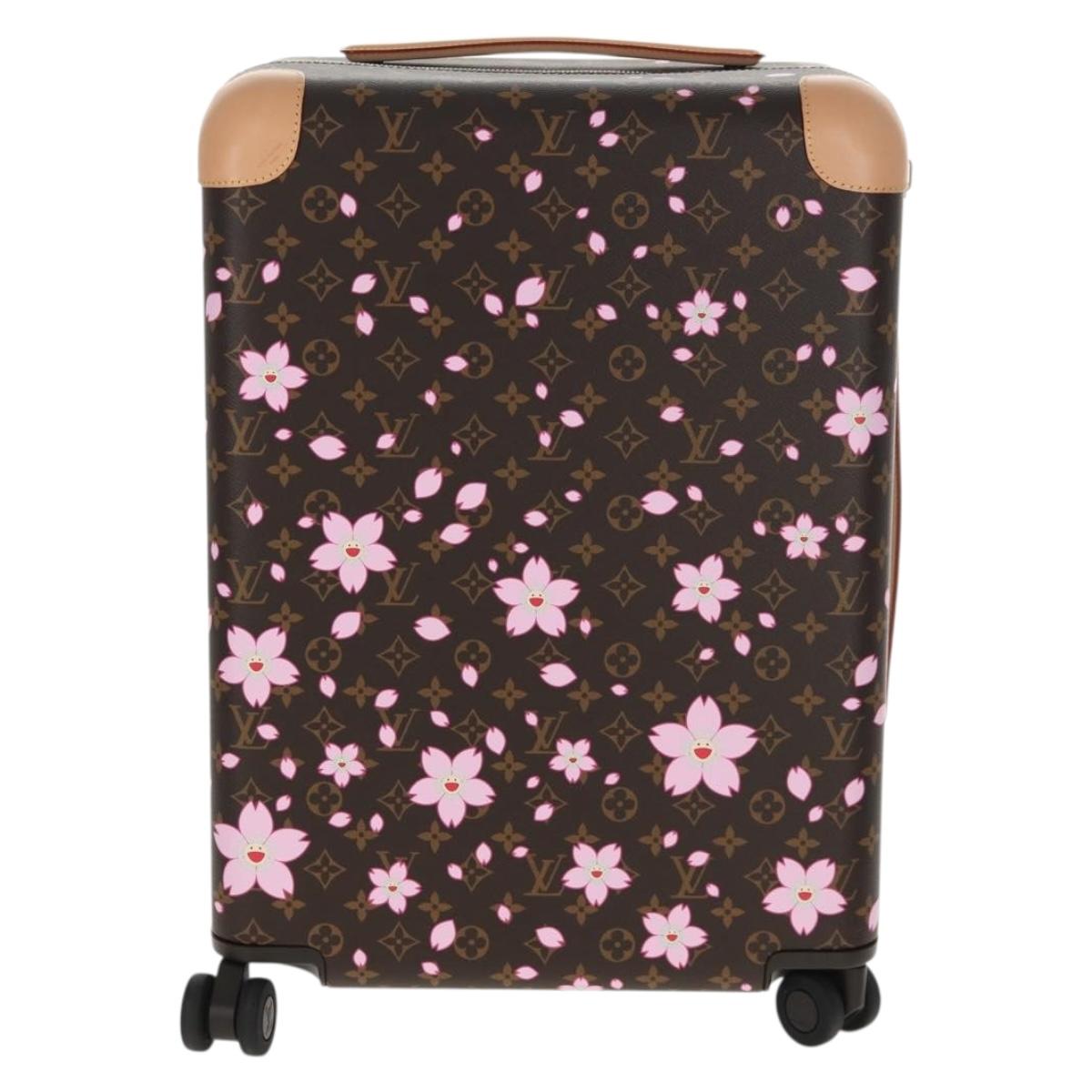 LOUIS VUITTON Monogram Cherry Blossom Horizon 55 Suitcase M13788 Auth 150630SM