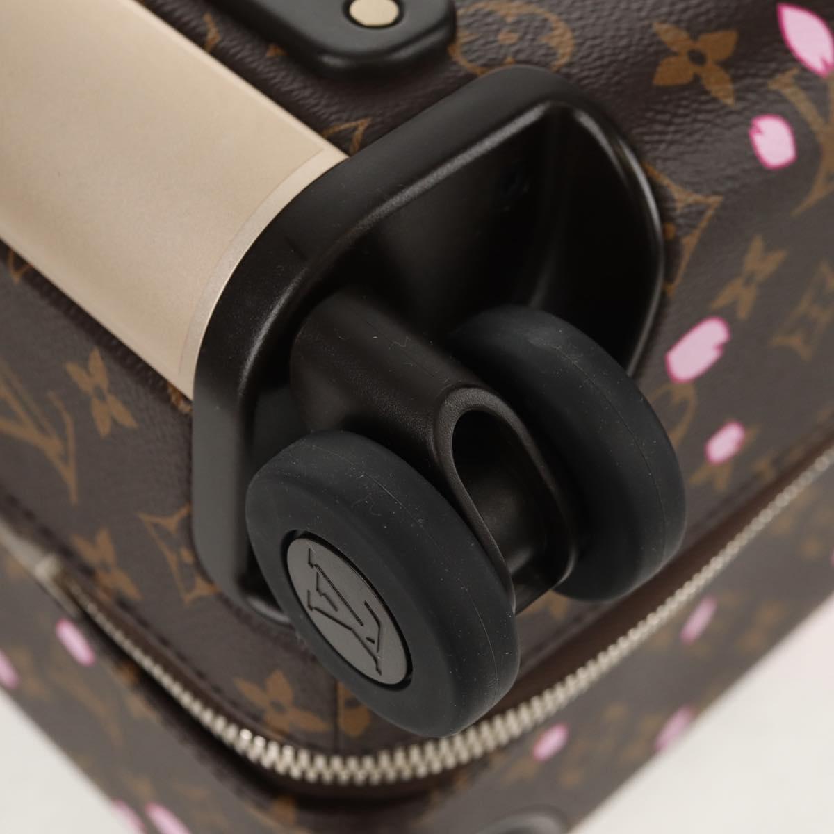 LOUIS VUITTON Monogram Cherry Blossom Horizon 55 Suitcase M13788 Auth 150630SM