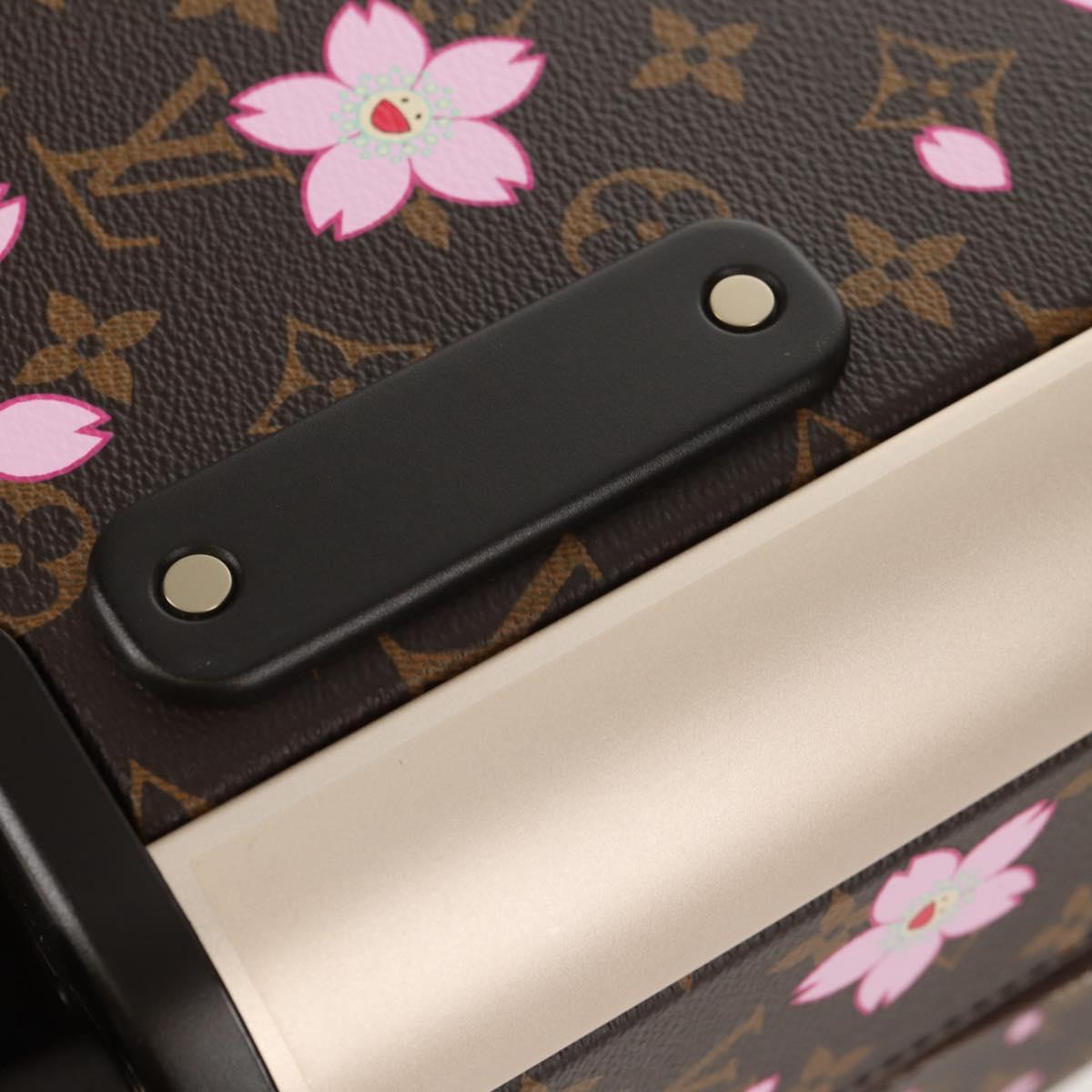 LOUIS VUITTON Monogram Cherry Blossom Horizon 55 Suitcase M13788 Auth 150630SM