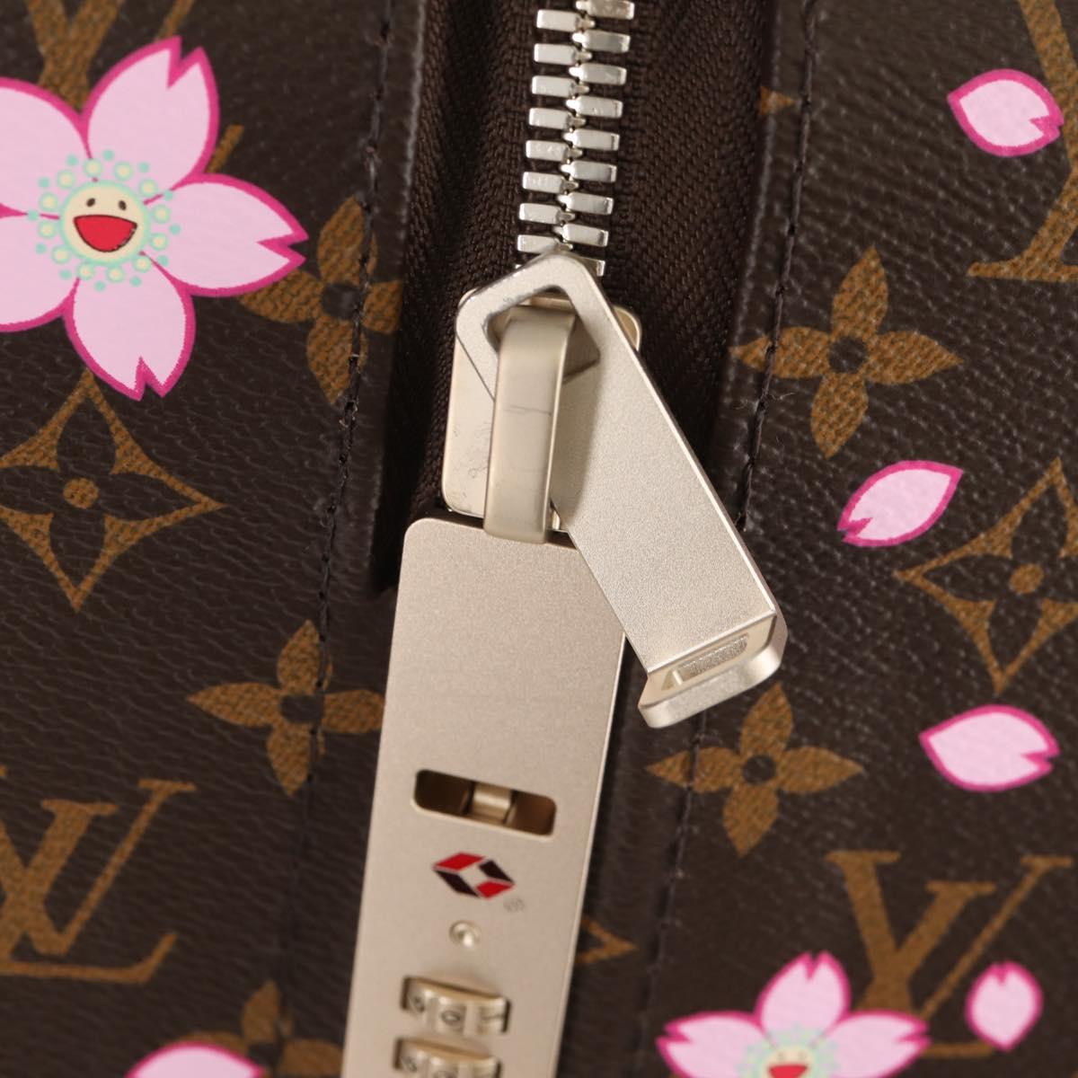 LOUIS VUITTON Monogram Cherry Blossom Horizon 55 Suitcase M13788 Auth 150630SM