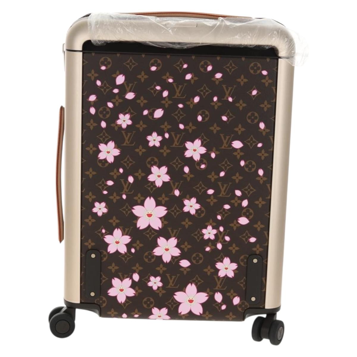 LOUIS VUITTON Monogram Cherry Blossom Horizon 55 Suitcase M13788 Auth 150630SM