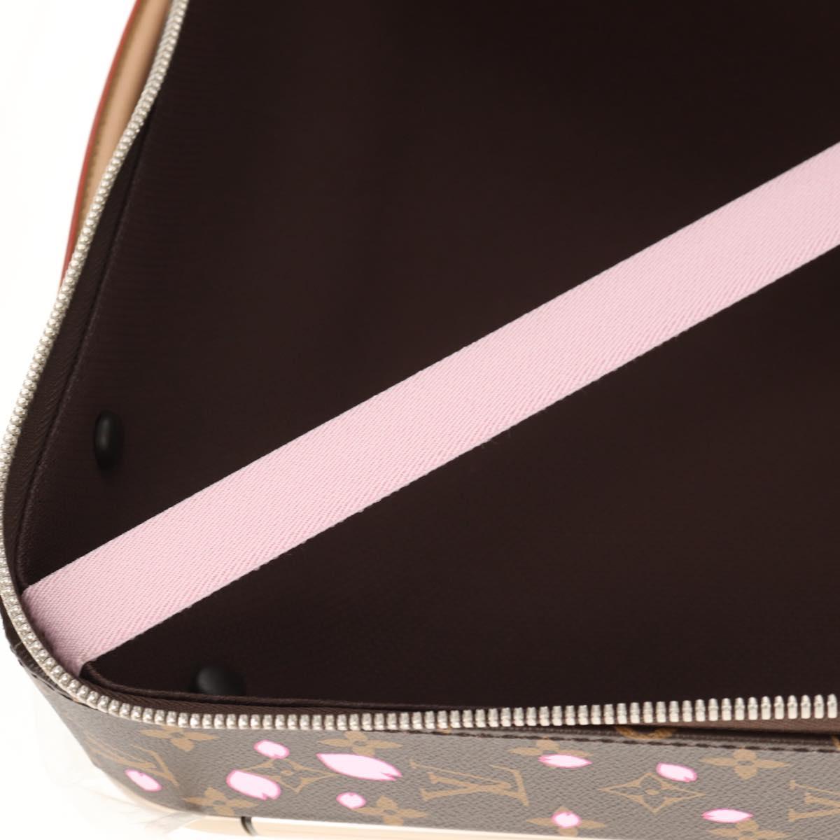 LOUIS VUITTON Monogram Cherry Blossom Horizon 55 Suitcase M13788 Auth 150630SM