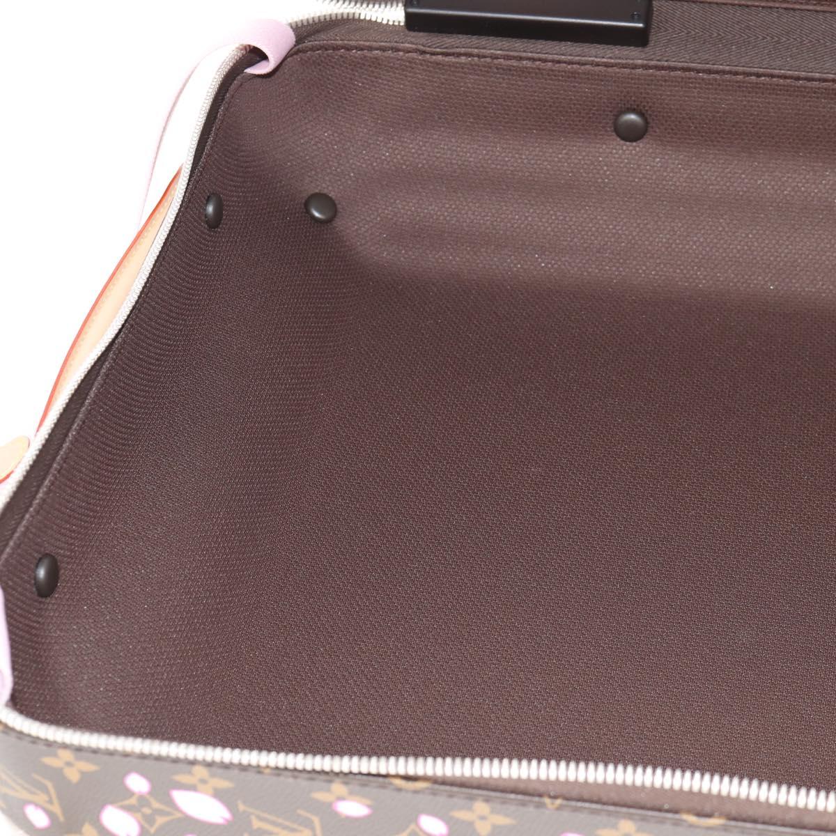 LOUIS VUITTON Monogram Cherry Blossom Horizon 55 Suitcase M13788 Auth 150630SM