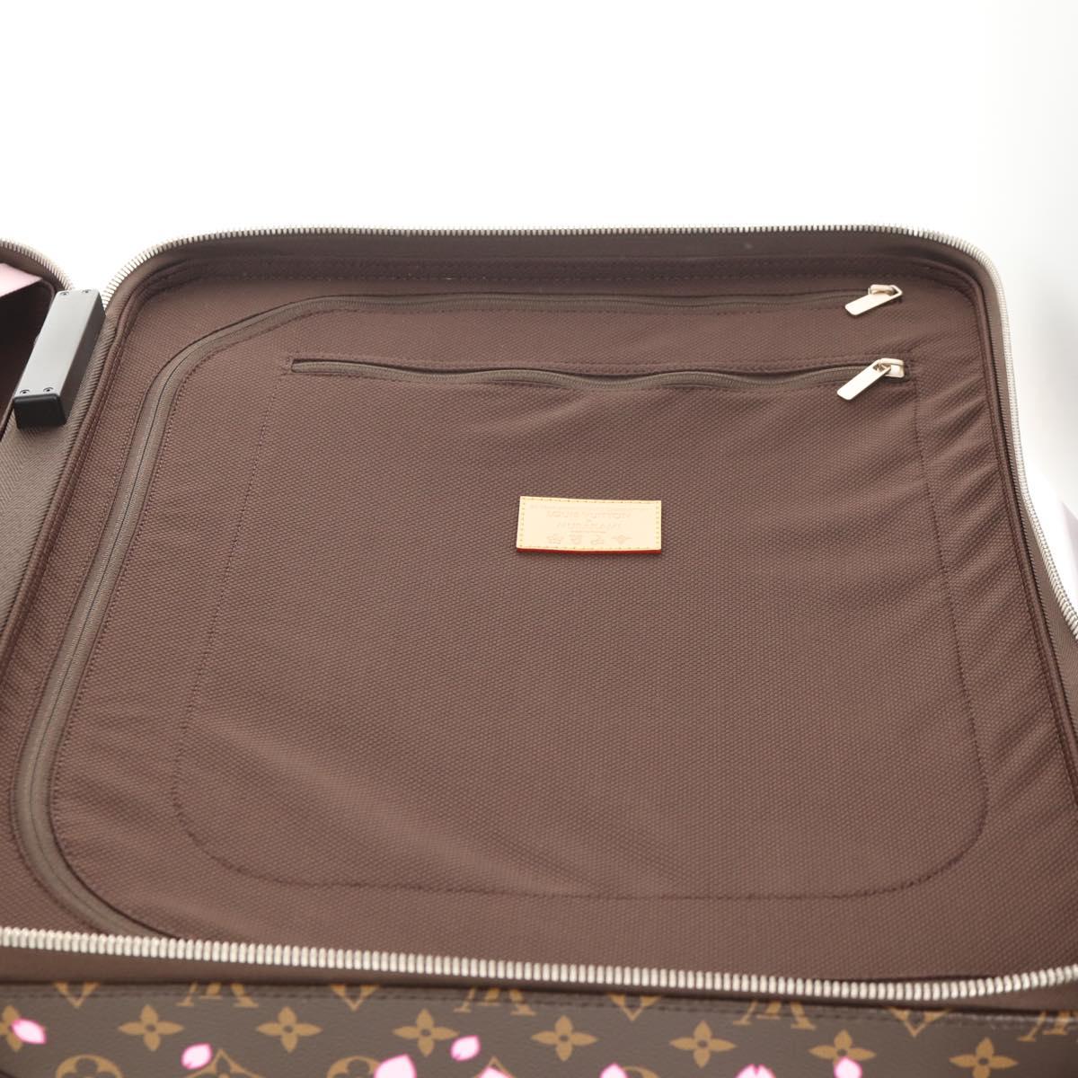 LOUIS VUITTON Monogram Cherry Blossom Horizon 55 Suitcase M13788 Auth 150630SM