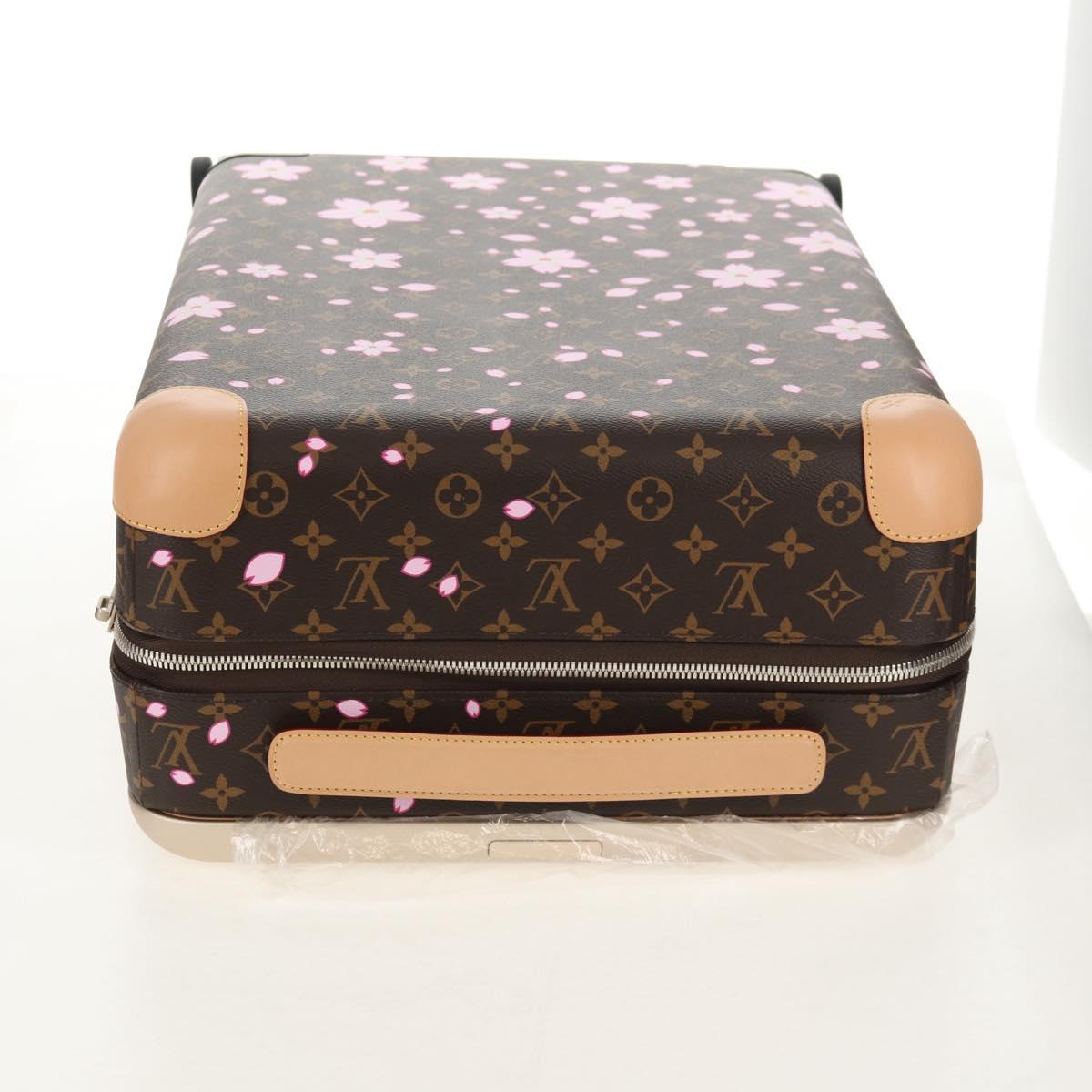 LOUIS VUITTON Monogram Cherry Blossom Horizon 55 Suitcase M13788 Auth 150630SM