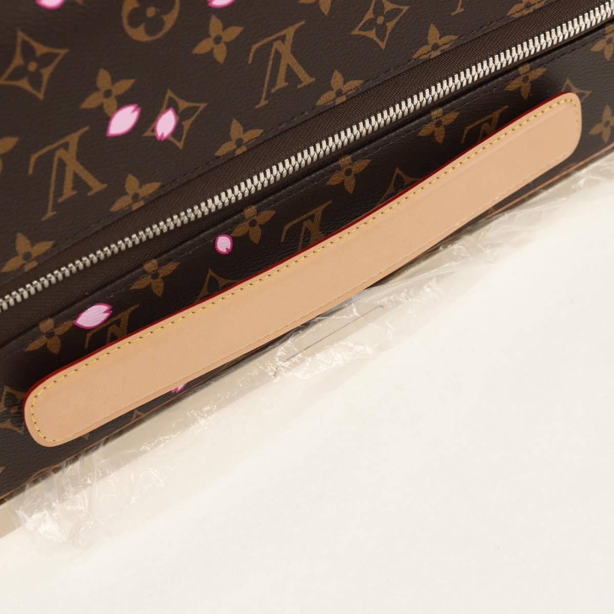 LOUIS VUITTON Monogram Cherry Blossom Horizon 55 Suitcase M13788 Auth 150630SM