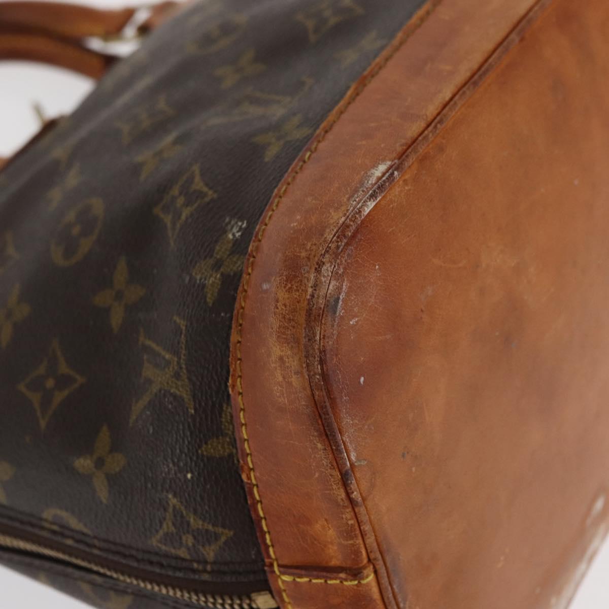 LOUIS VUITTON Monogram Alma Hand Bag M51130 LV Auth 150650