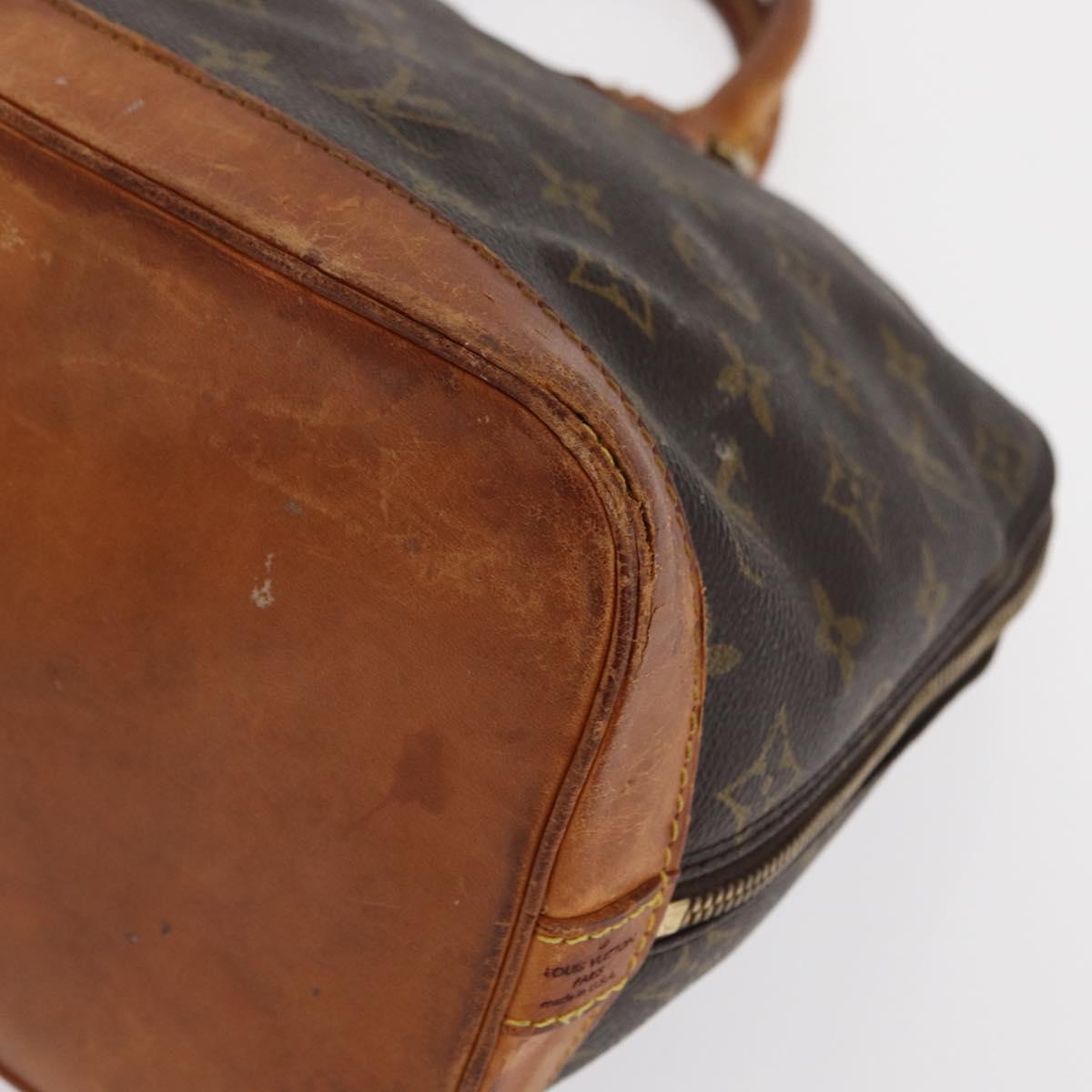 LOUIS VUITTON Monogram Alma Hand Bag M51130 LV Auth 150650