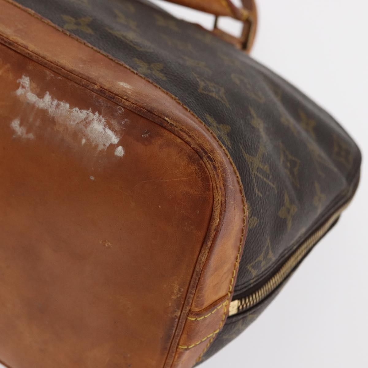 LOUIS VUITTON Monogram Alma Hand Bag M51130 LV Auth 150650