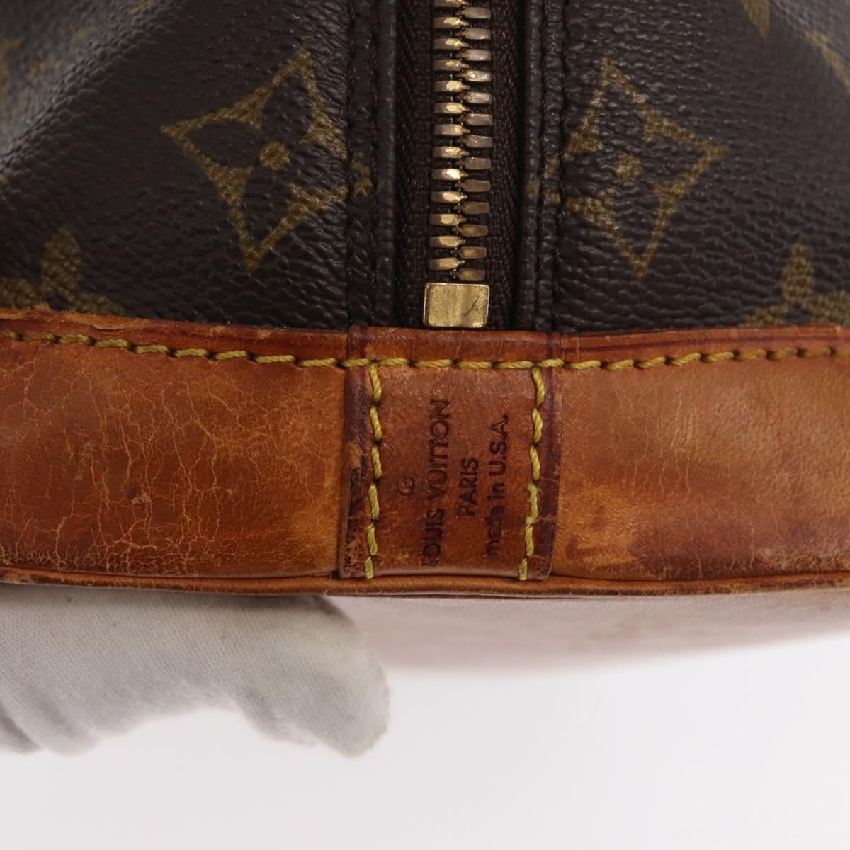 LOUIS VUITTON Monogram Alma Hand Bag M51130 LV Auth 150650