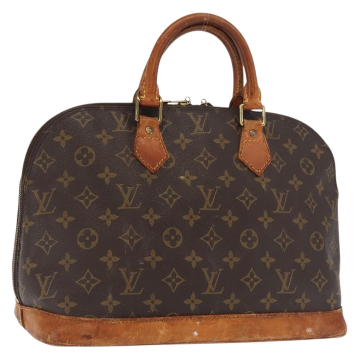 LOUIS VUITTON Monogram Alma Hand Bag M51130 LV Auth 150650
