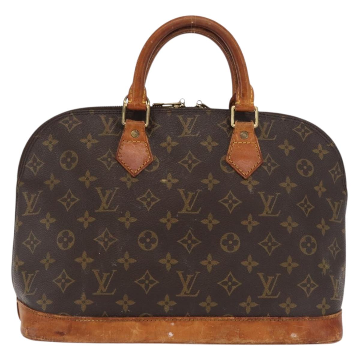LOUIS VUITTON Monogram Alma Hand Bag M51130 LV Auth 150650