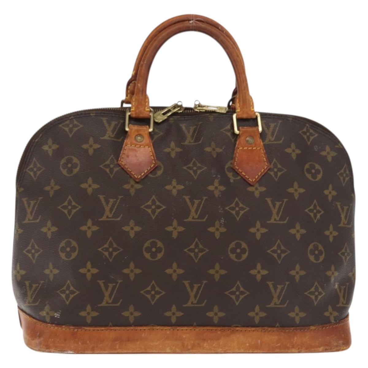 LOUIS VUITTON Monogram Alma Hand Bag M51130 LV Auth 150650