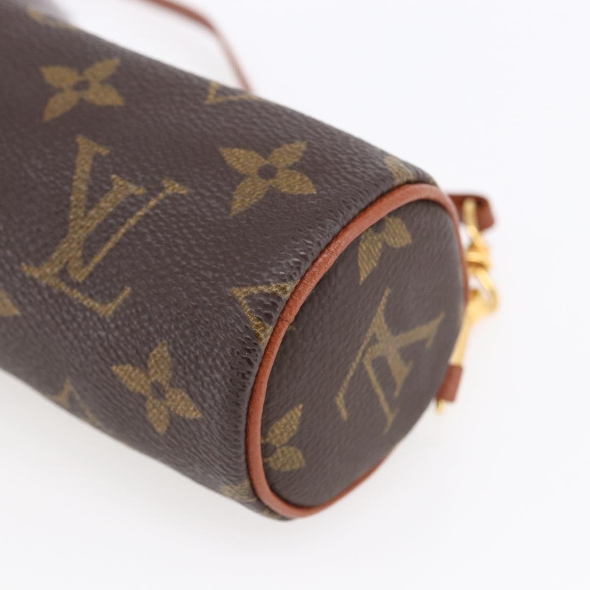 LOUIS VUITTON Monogram Papillon Pouch LV Auth 150655