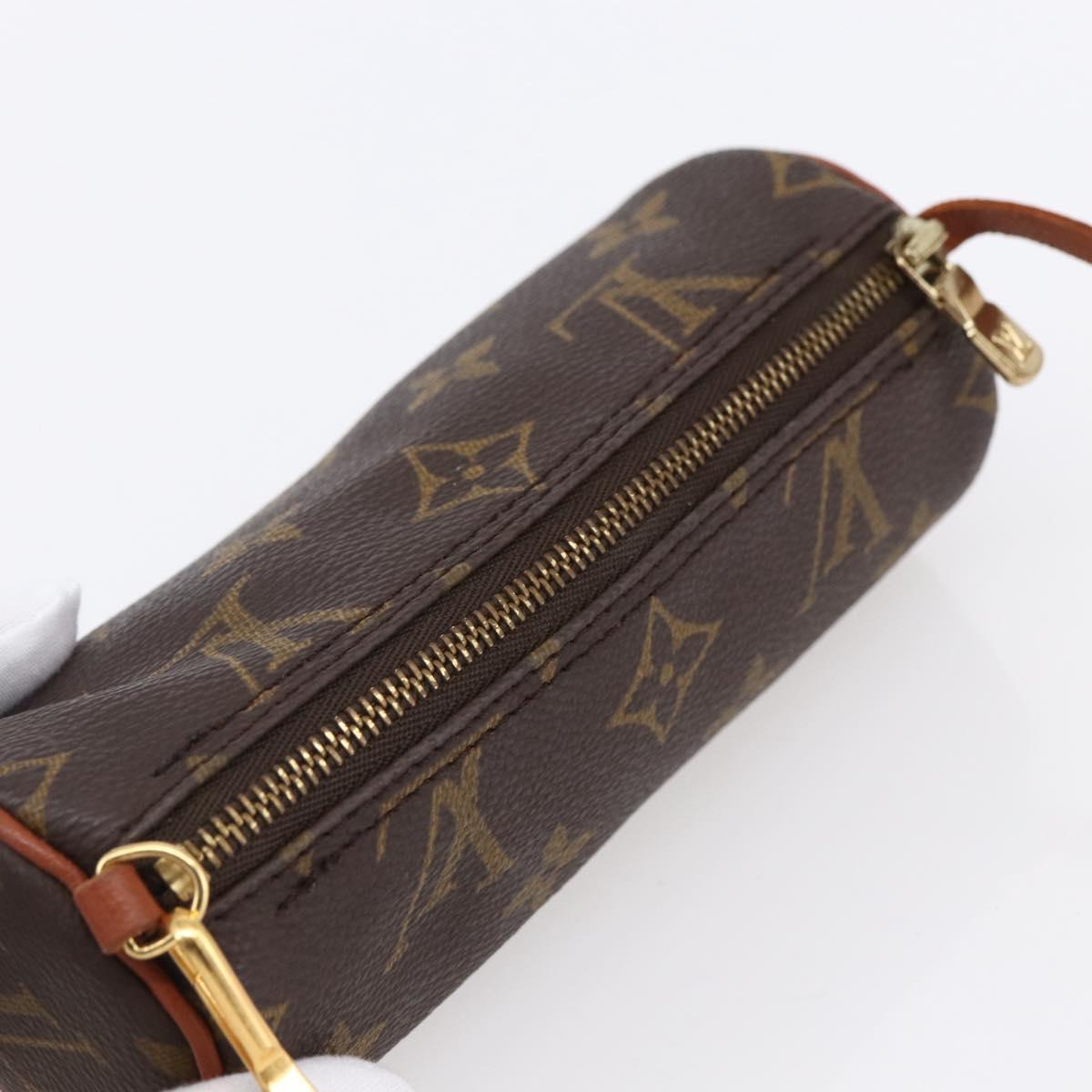 LOUIS VUITTON Monogram Papillon Pouch LV Auth 150655
